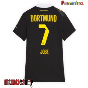 Borussia Dortmund Jobe Bellingham #7 Seconda Maglia Femmina 2026-27 Manica Corta